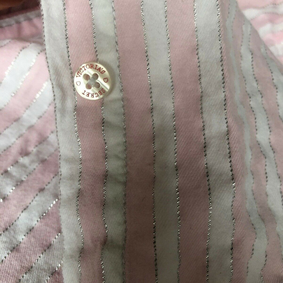 Victoria's Secret Stripe Button Down Pajama Shirt - Picture 8 of 8
